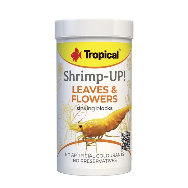 Tropical Shrimp Up Leaves & Flowers