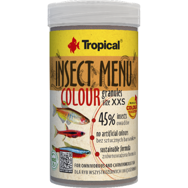 Tropical Insect menu colour granules XXS