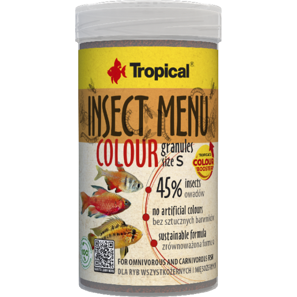 Tropical Insect menu colour granules S