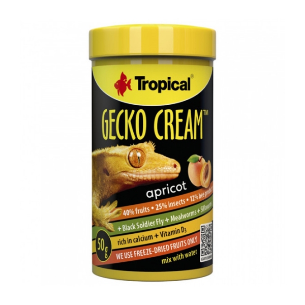 Tropical Gecko Cream Apricot