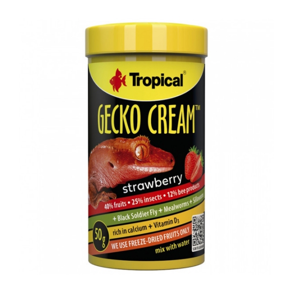 Tropical Gecko Cream Strawberry