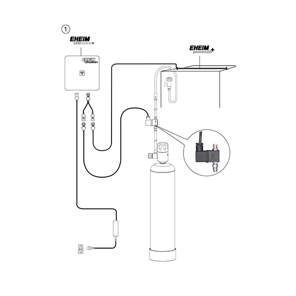 EHEIM night shut-off valve for powerLED+