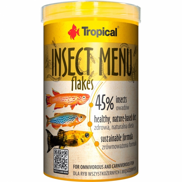 Tropical Insect menu flakes