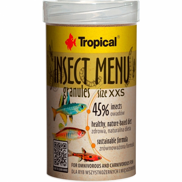 Tropical Insect menu granules XXS