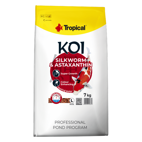 Tropical Koi Silkworm & Astaxantin pellet L