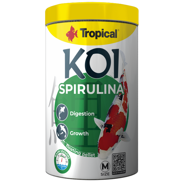 Tropical Koi Spirulina Pellets 