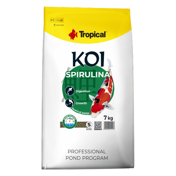 Tropical Koi Spirulina Pellets 