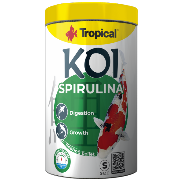 Tropical Koi Spirulina Pellets 