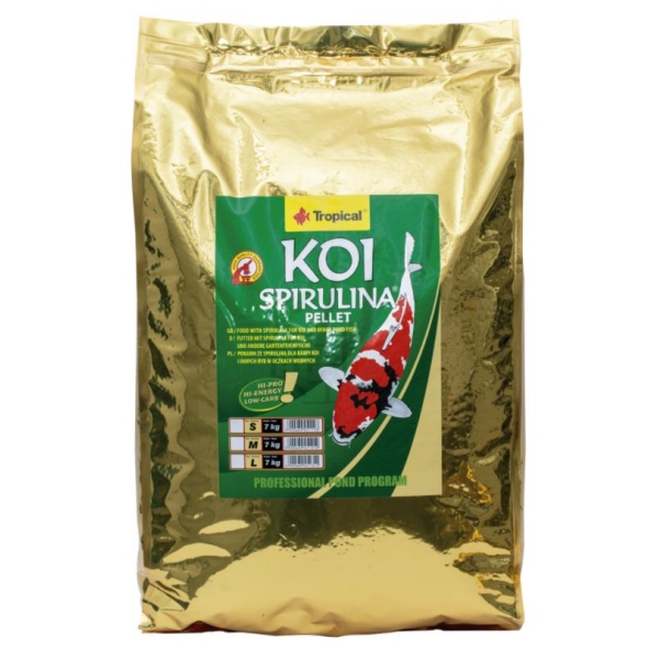 Tropical Koi Spirulina Pellets 