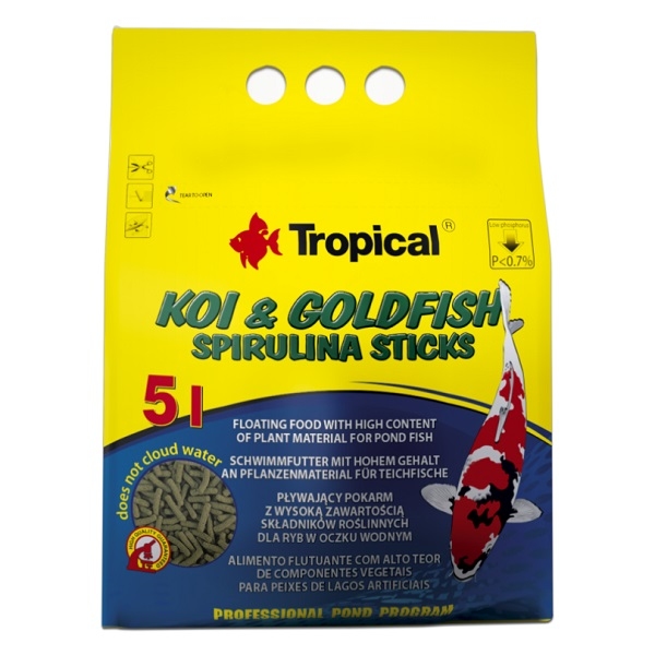 Tropical Koi & Goldfish Spirulina Sticks